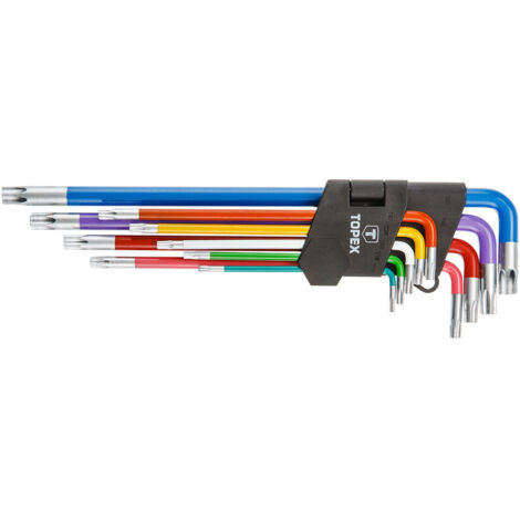 Clés Torx colorées, jeu de 9 (1/4)