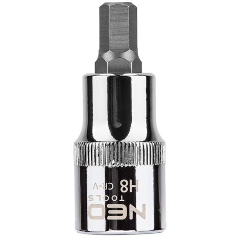 Embout hexagonal sur douille 1/2", H8 x 55 mm (1/2)