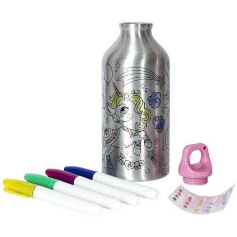 BOUTEILLE D'EAU pour enfants À COLORIER 550 ml (1/5)