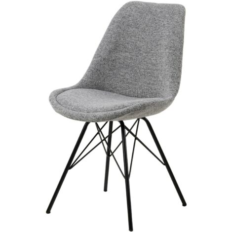 Chaise Eris, gris Monza