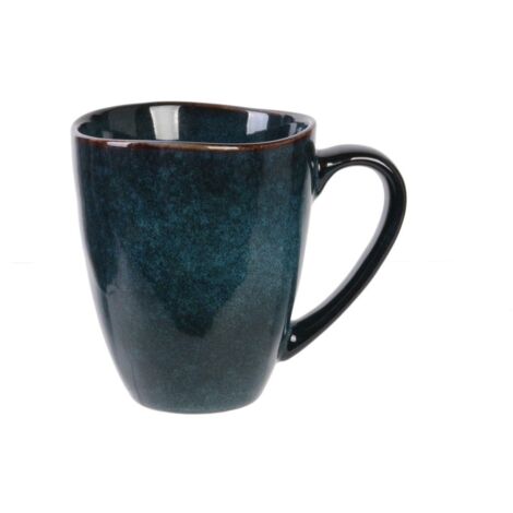 Mug Laguna en céramique émaillée bleu 300 ml (1/5)