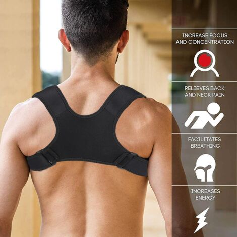 Correcteur De Posture Pour Le Dos - Taille L, Générique - Aide à Se Tenir Droit, Réduit Les Douleurs Dorsales - Neuf