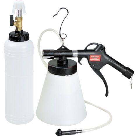 Bouteille De Récupération De Liquide De Frein,Réservoir De Liquide De Frein 1L,Frein Purge De Circuit,avec Tuyau De 60cm Et Raccord En Caoutchouc Pour Récupérer Le Liquide De Frein