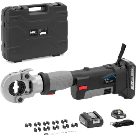 MSW – Pince à sertir hydraulique – Sertissage 16 à 300 mm² – Force 60 kN – Temps de sertissage 2,5 à 4 s – Éclairage LED intégré (1/5)