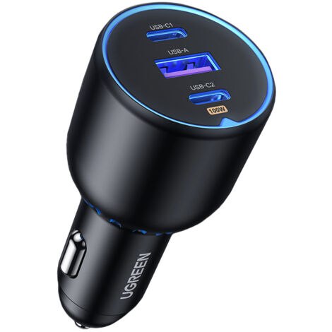 Chargeur Voiture USB C 130W SCHITEC - 3 Ports PD 100W + QC 3.0 - Compatible IPhone MacBook