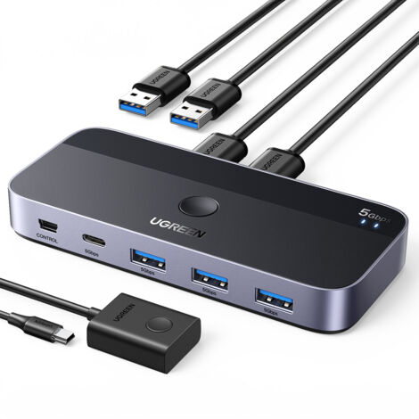 DTECH Lot de 2 émulateurs HDMI factice 4K compatibles avec Windows