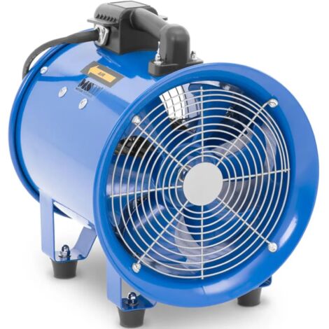 MSW – Ventilateur industriel 180W – Débit d'air 2700 m³/h – Pour chantiers et ateliers – Installation flexible avec câble 1,8 m (1/5)