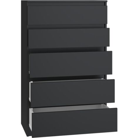 Commode Malwa M5, NOIR