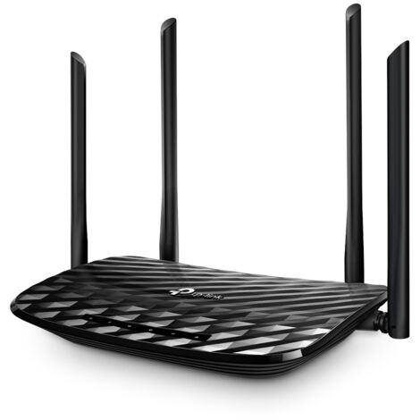 TP-LINK  Routeur  Archer C6  802.11ac  300+867 Mbit/s  10/100/1000 Mbit/s  Ports LAN Ethernet (RJ-45) 4  Prise en charge du réseau Messenger