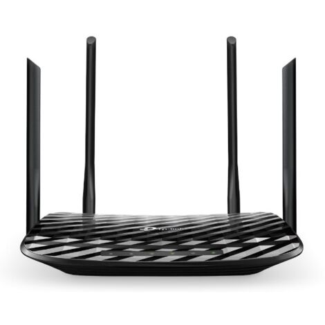 TP-LINK  Routeur  Archer C6  802.11ac  300+867 Mbit/s  10/100/1000 Mbit/s  Ports LAN Ethernet (RJ-45) 4  Prise en charge du réseau Messenger