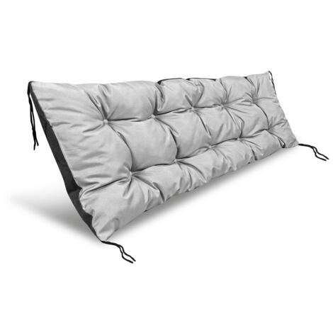 Coussin palette imperméable 120x40 cm – Tissu PVC Codura résistant – Dossier pour banc Europalette – Antiallergique et lavable (1/5)