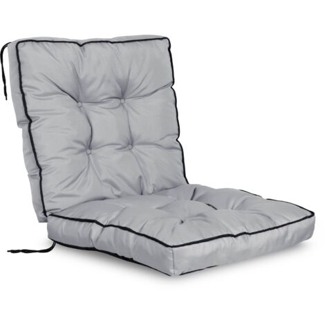 Coussin De Chaise Jardin 50x50 Cm Imperméable - Feuilles Tropicales Colorées - Parfait Pour Terrasse, Balcon Ou Transat
