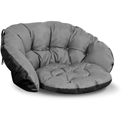 Coussin extérieur 122 x 40 cm – Imperméable en PVC Codura – Coussin nid de cigogne pour chaise et balancelle – Épaisseur 13-15 cm