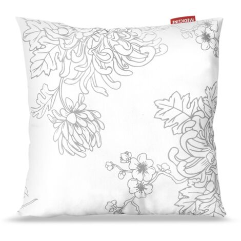 Oreiller 40x40 cm en microfibre anti-allergique imprimée en silicone (1/2)