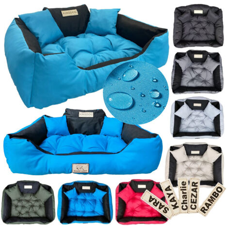 Panier pour chien KINGDOG 130x105 cm personnalisé imperméable bleu (1/5)