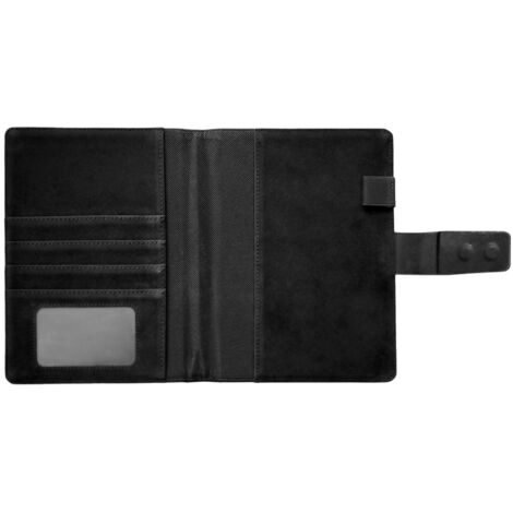 Porte-menu A5 Similicuir – 4 Pochettes Transparentes, 8 Vues – Finition Luxe Sans Logo (Noir, Vert, Rouge, Gris) - 11