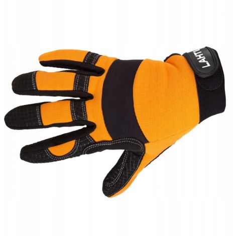 GANTS DE TRAVAIL SST NOIR ORANGE L280110K 9 L Lahti PRO (1/2)