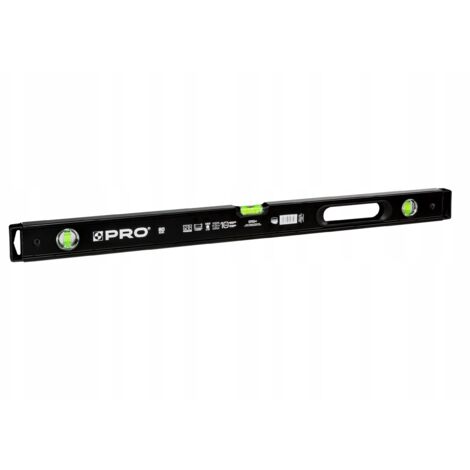 Niveau à bulle PRO900 Heavy Duty NOIR MOULÉ DOUBLE FACE niveau à bulle 80CM (1/5)