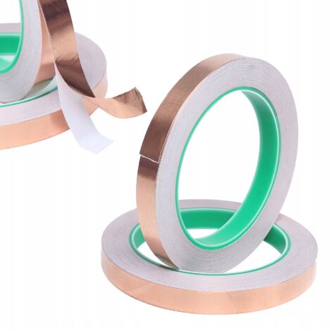 HTN - 30 Mm Impermeabile A Nastro Rame Puro Autoadesivo Resistenza Ad - Foto 2