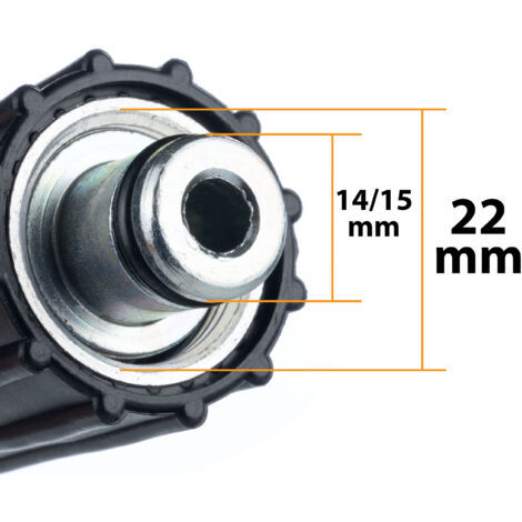 Prolunga Per Idropulitrice Kärcher K2 Clic - Adattatore Quick Connect M22IG Per Tubi Alta Pressione - Foto 5