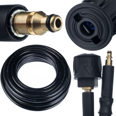 Hidros Tubo A Pressione Tubo Prolunga 10m Per Idropulitrice Karcher K2-K7 - Quick Connect, Flessibile Ricambio Karcher K Series - Foto 8