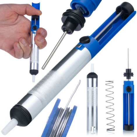 Pompa Dissaldante Manuale Con 3 Punte - Per Rimuovere Componenti Elettronici - Foto 11