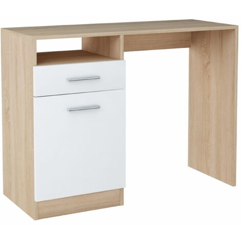 Bureau à commode BODO DSP 100cm WHITE-SONOMA (1/2)