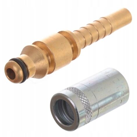 Raccord Rapide DN6 Avec Douille - Embout Sertissage Tuyau 6 Mm, Compatible Nilfisk, Stihl, Husqvarna - Pour Nettoyeur Haute Pression