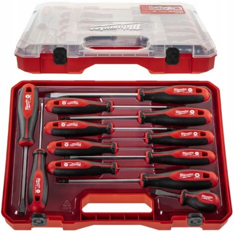 Jeu de tournevis en coffret - 12 pièces.