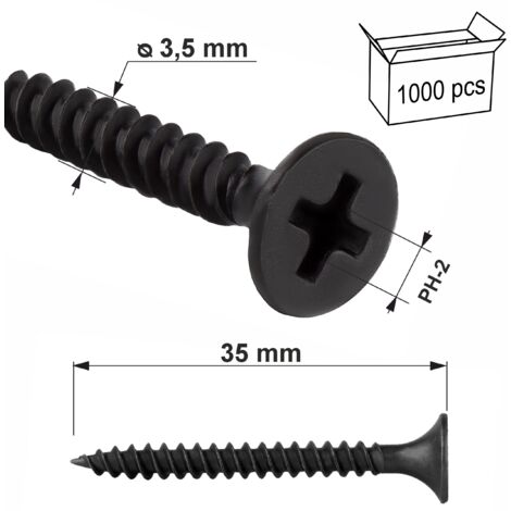Vis à cloison sèche pour métal KSGM-35035