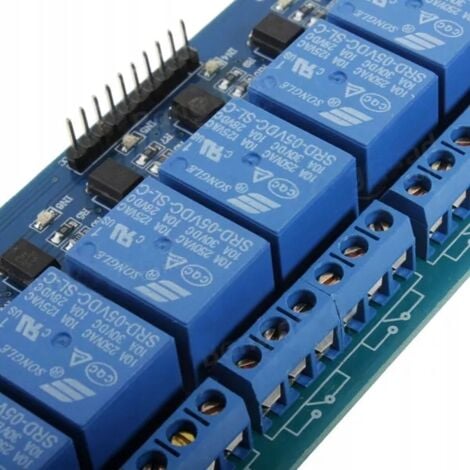 RELAIS 8 CANAUX 5V MODULE ARDUINO 10A FAIBLE LO
