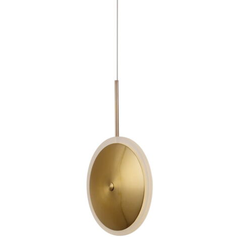 Bing - lampe LED moderne, plaque en laiton, 20 cm (1/5)