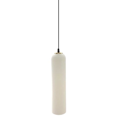 Klok White - lampe suspendue moderne en or et blanc (1/3)