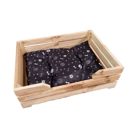 Lit pour chien en mousse haute densité – Rembourrage confortable – Facile à nettoyer – Disponible en plusieurs tailles