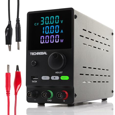 Alimentation Laboratoire 30V 10A Réglable DC - Alimentation Stabilisée Programmable Avec écran LED Et USB