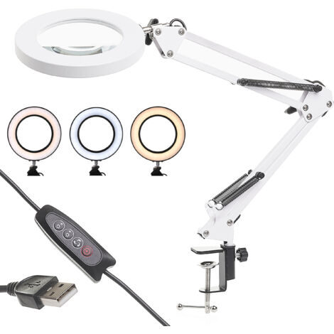 Lampe de bureau cosmétique LED USB 12W