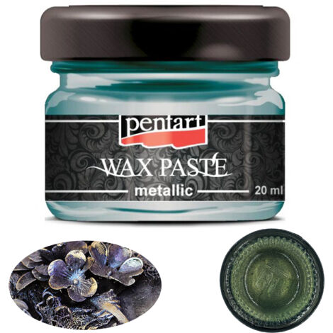 Pâte cireuse métallique vert tortue 20 ml (1/4)