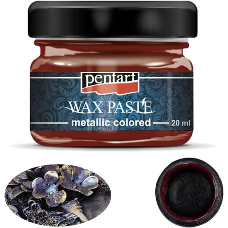 Pâte de cire COLOR Pentat RED, brillante, opaque, décorative, 20 ml