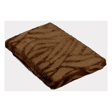 Couverture SAWANNA en microfibre jacquard, taille. 150x200 (1/2)