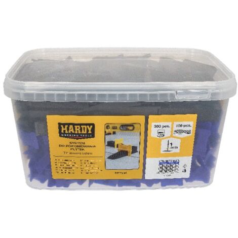 Système pour niveler les carreaux 1mm Clips + Cales 400 pièces (1/4)