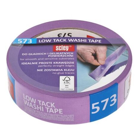 Ruban de masquage Washi Scley 38mm x 33m série 573 (1/2)
