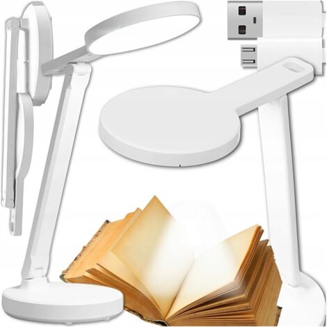 LAMPE DE BUREAU LED SANS FIL TACTILE USB ÉCOLE DU SOIR 3 COULEURS