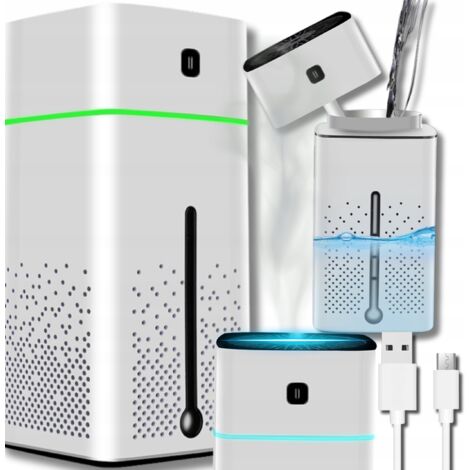 HUMIDIFICATEUR D'AIR DIFFUSEUR DE VAPEUR PURIFICATEUR À ULTRASONS AROMATHÉRAPIE (1/5)
