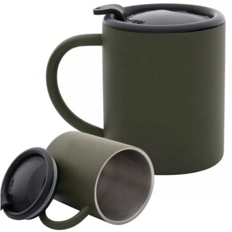 Mug Isotherme 250 Ml Giverny - Motif Floral, Garde Boisson Chaude Ou Froide