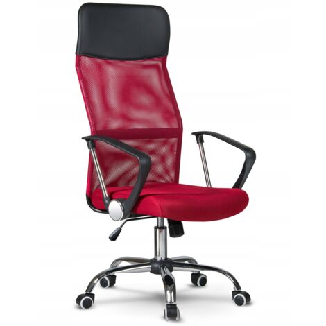 Fauteuil pivotant XENOS pour le bureau, rouge (1/5)