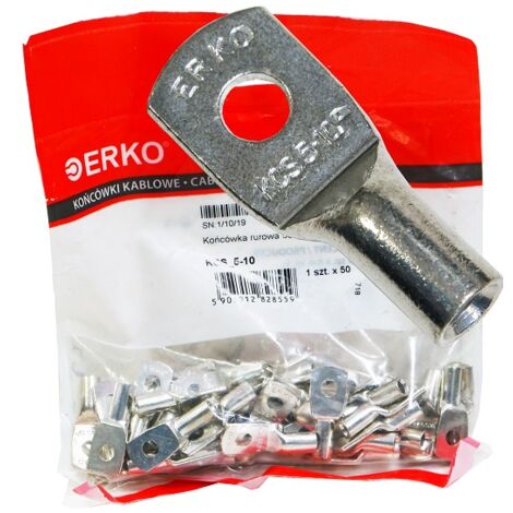 Borne à œillet tubulaire KCS CU 10mm M5 50pcs ERKO (1/2)