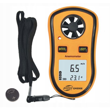 ANÉMOMÈTRE ANÉMOMÈTRE MESURE DE LA TEMPÉRATURE DU VENT VITESSE DE L'AIR