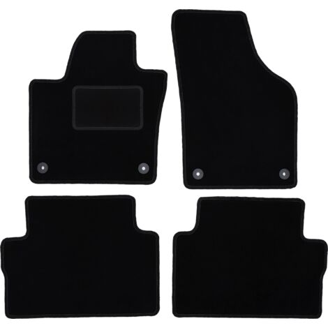 Tapis en velours noir pour Volkswagen Sharan II (2010-) (1/5)