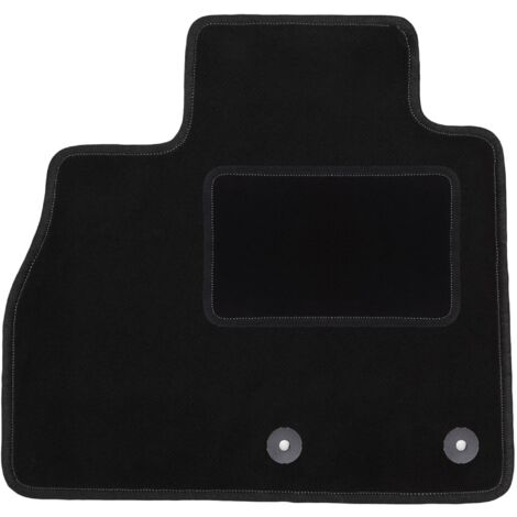Tapis de sol conducteur en velours pour Renault Scenic IV (2016-) – Protection optimale – Forme adaptée – Couleur noire