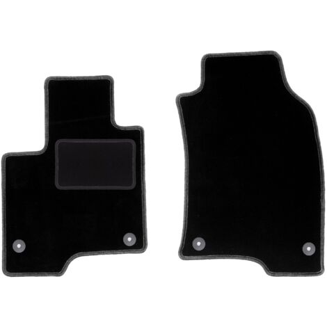 Tapis avant noirs pour : Fiat Panda III à hayon (2012-) (1/5)